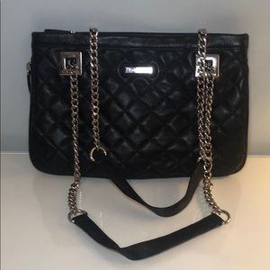 Calvin Klein shoulder bag black chain